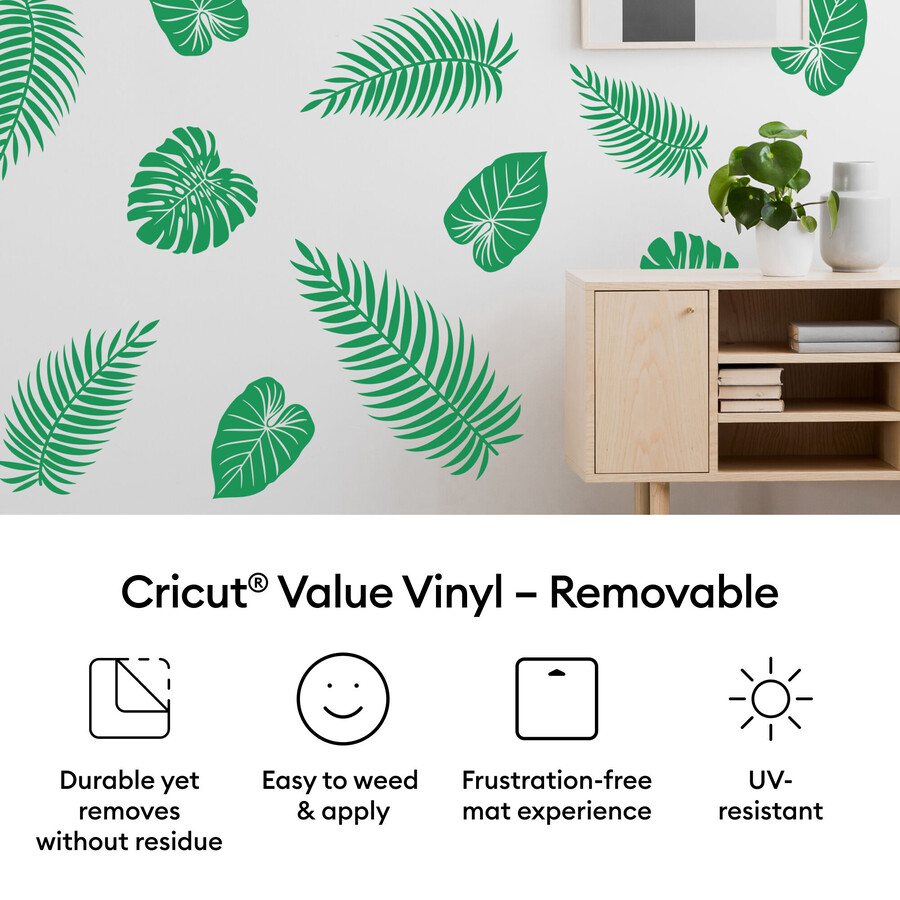 cricut value vinyl – avtagbar 305 cm x 32 m