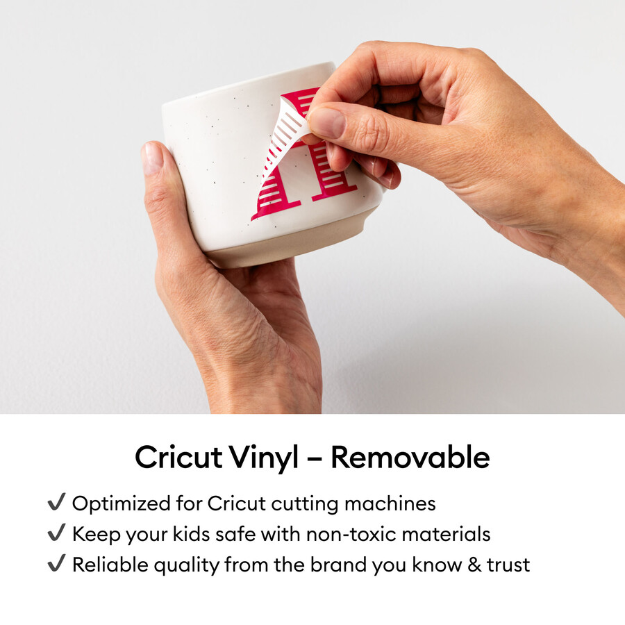 cricut value vinyl – avtagbar 305 cm x 32 m