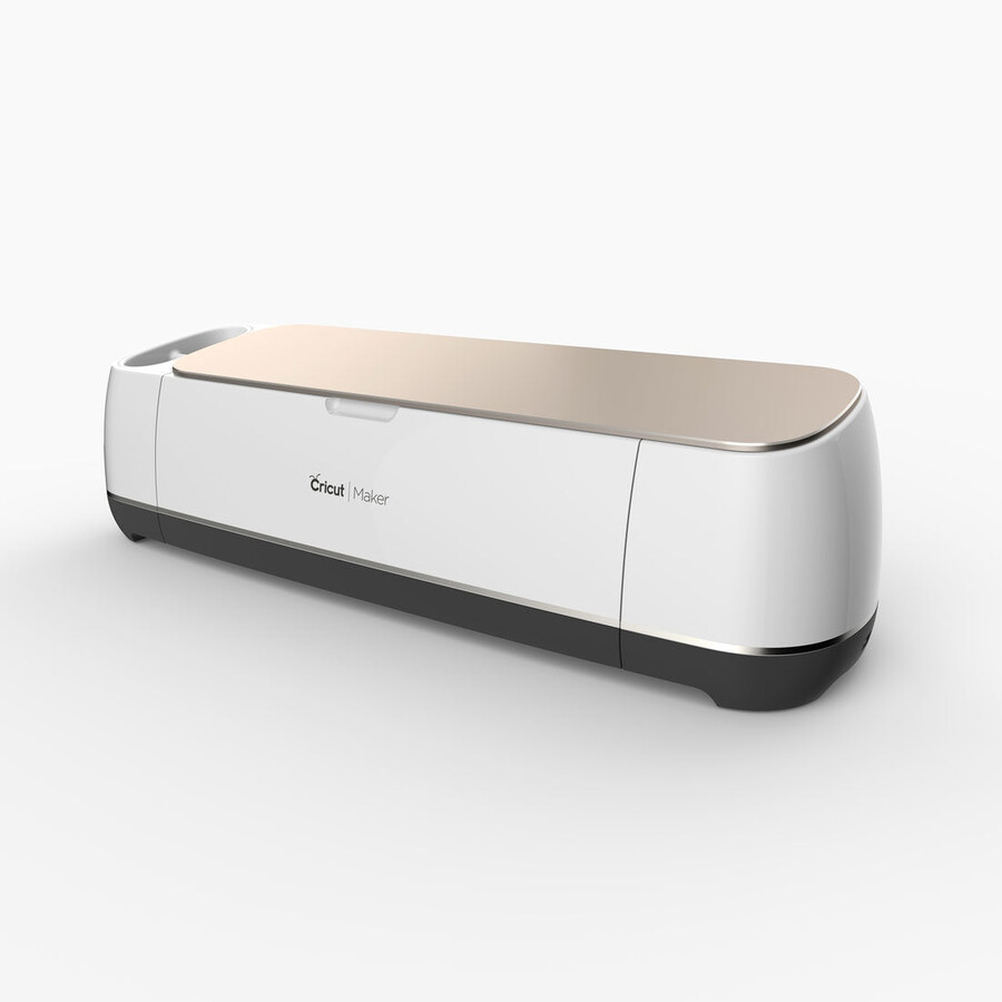 certifierad renoverad cricut maker essentials-paket champagne