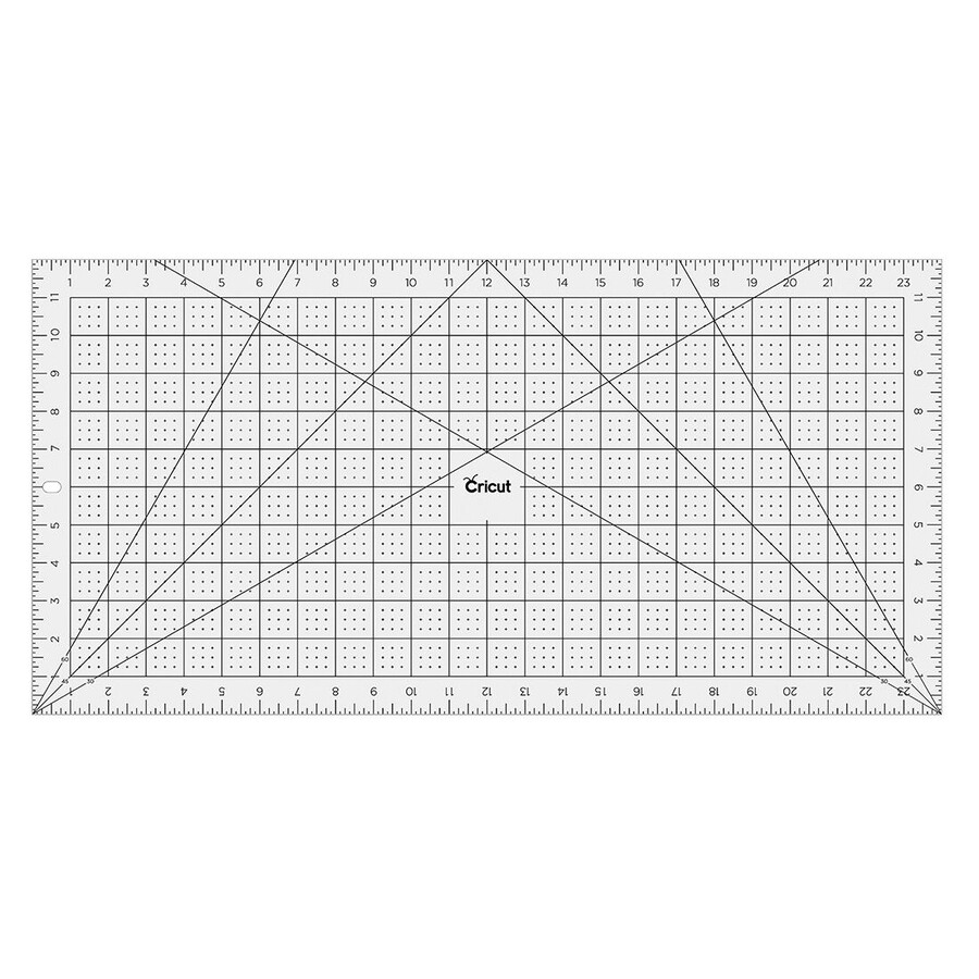akryl linjal 12 x 24