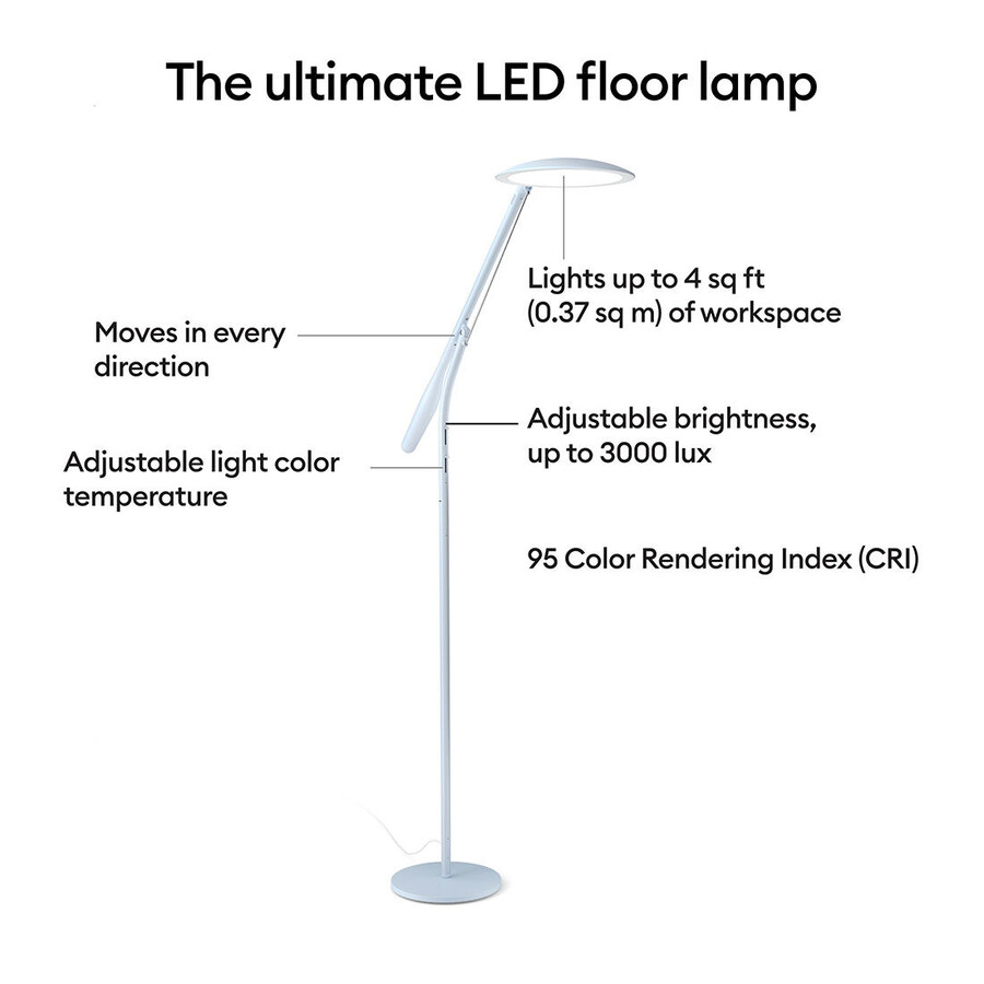 cricut bright 360 ultimat led-golvlampa