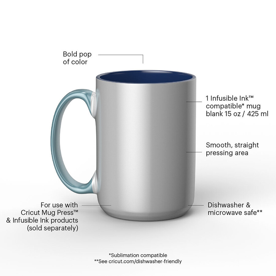 fasad keramisk mugg tom - 425 ml 1 st
