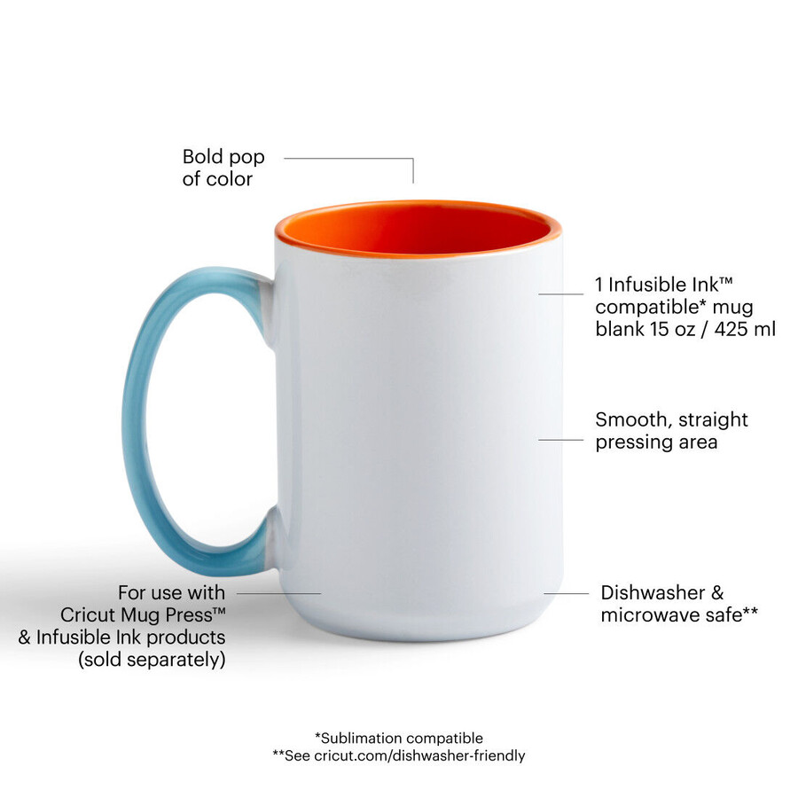 fasad keramisk mugg tom - 425 ml 1 st