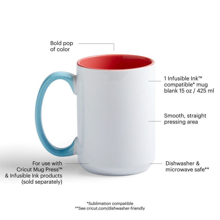 fasad keramisk mugg tom - 425 ml 1 st