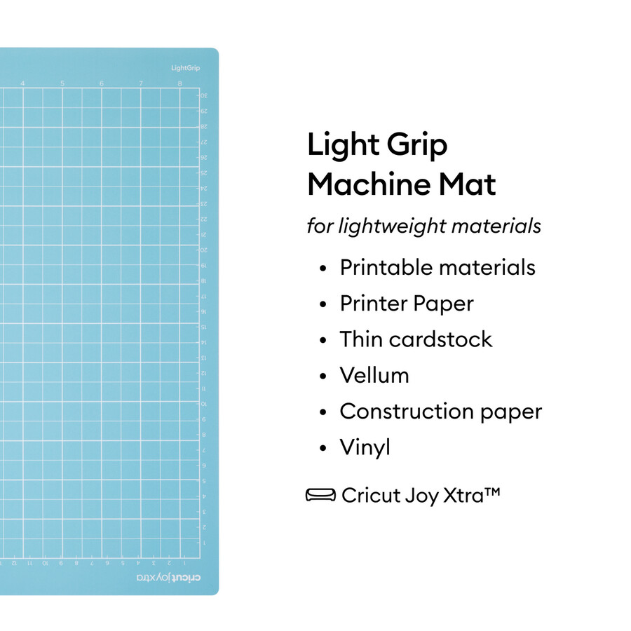 cricut joy xtra light grip maskinmatta