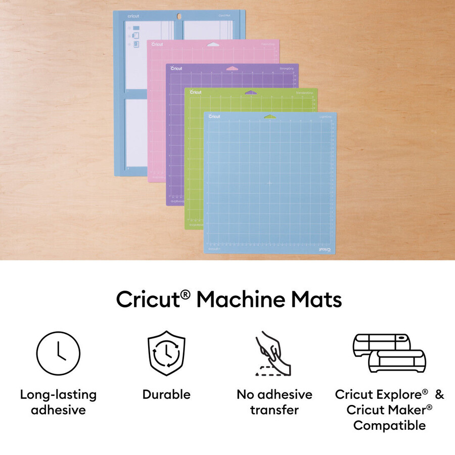 cricut standard grip maskinmatta - 12 x 12 tum 6 st