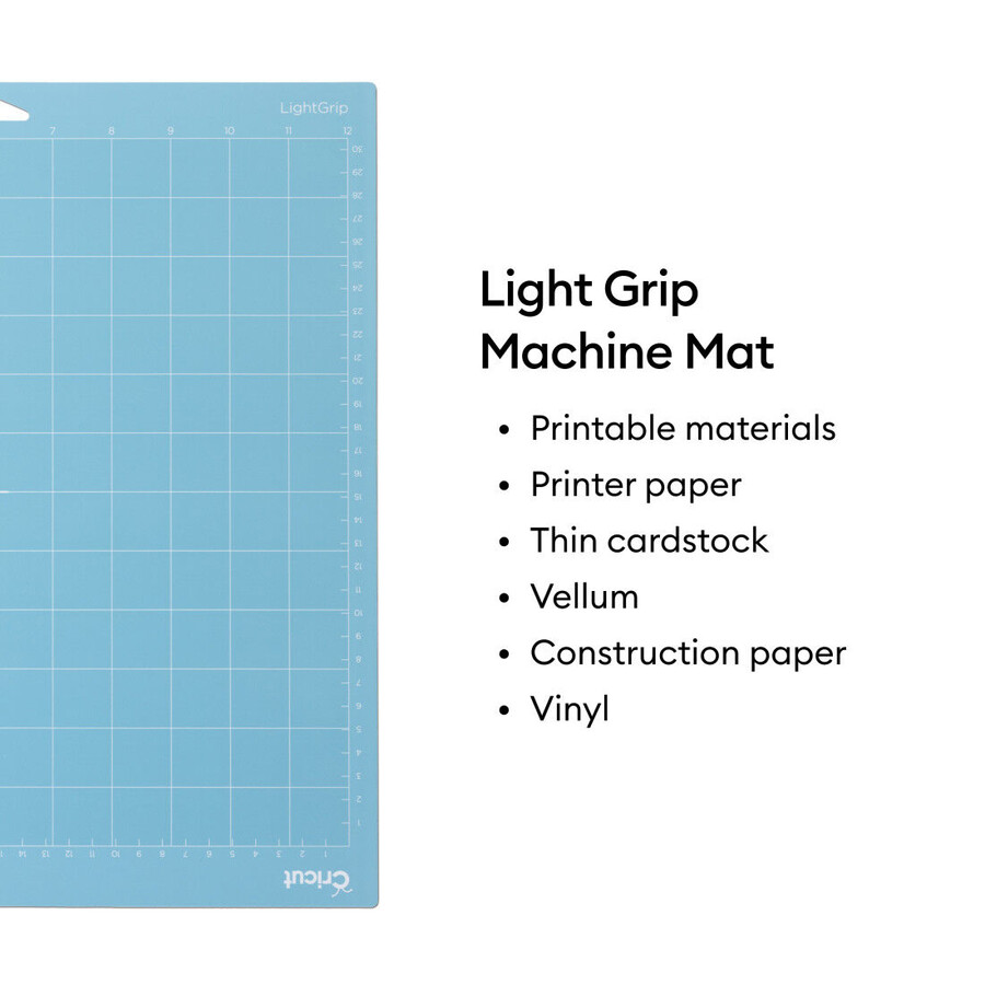 cricut light grip maskinmatta - 12 x 12 tum 6 st