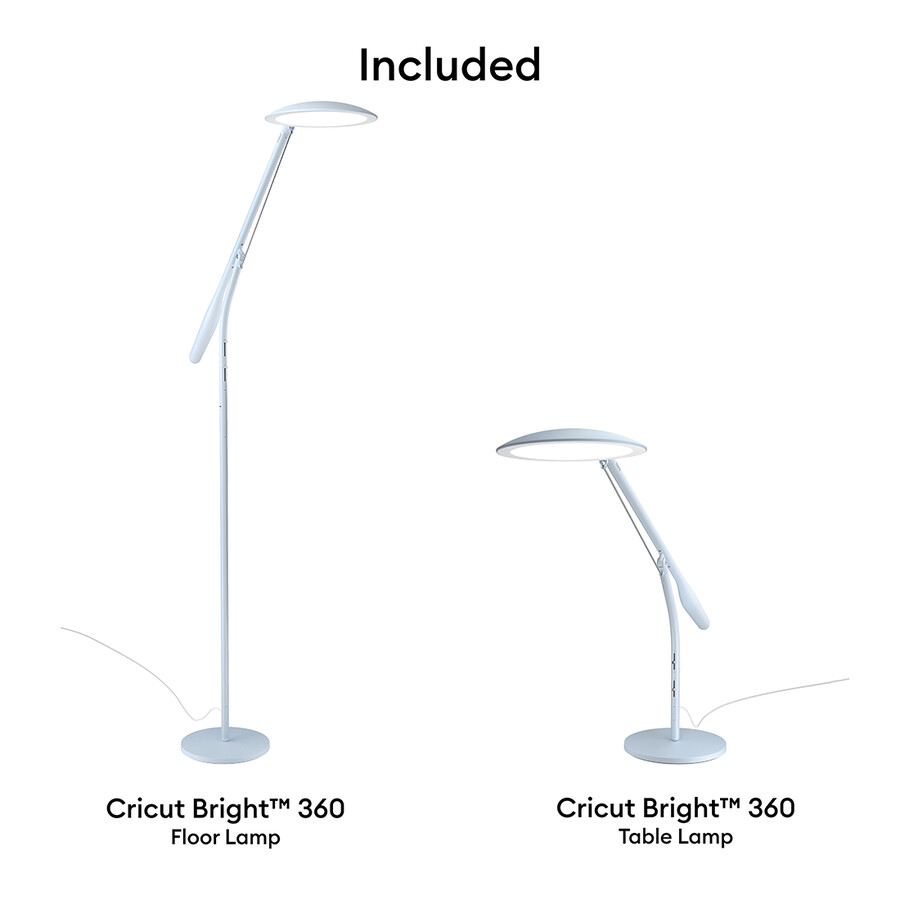 cricut bright 360 ultimate led-lamppaket dimma