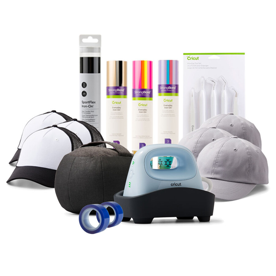 cricut hat press allt-på-strykpaket